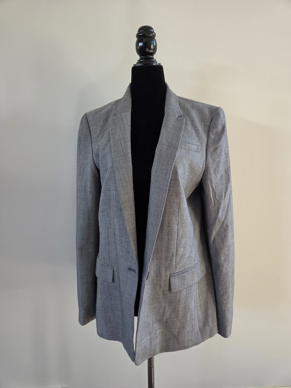 Banana Republic Men’s Grey 95% Wool Tailored Blazer Size 10